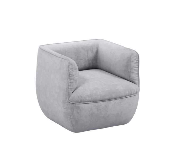 Кресло дизайнерское Brune Grey1